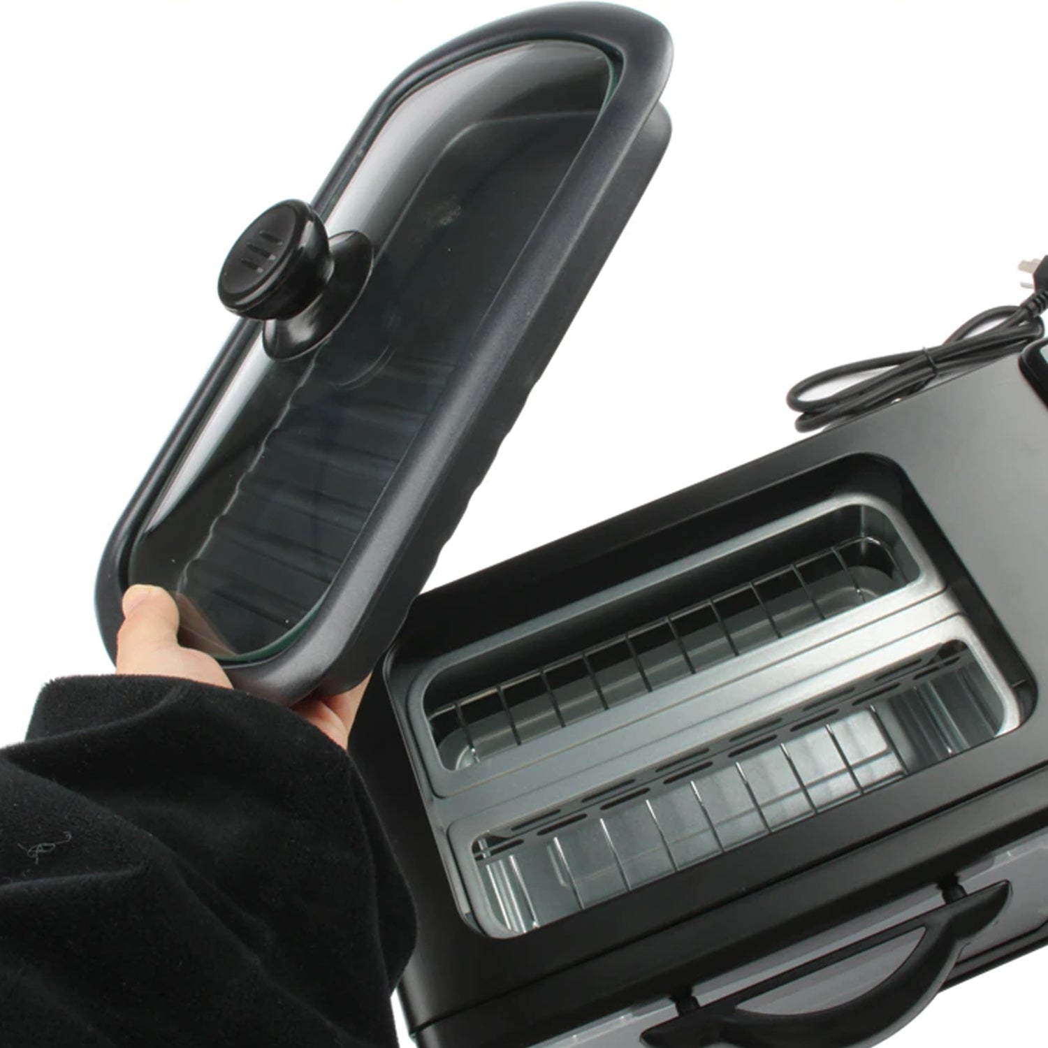 Breakfast Maker Portable Toaster Oven Grill Pan  Coffee Maker Full Breakfast Ready At One Go