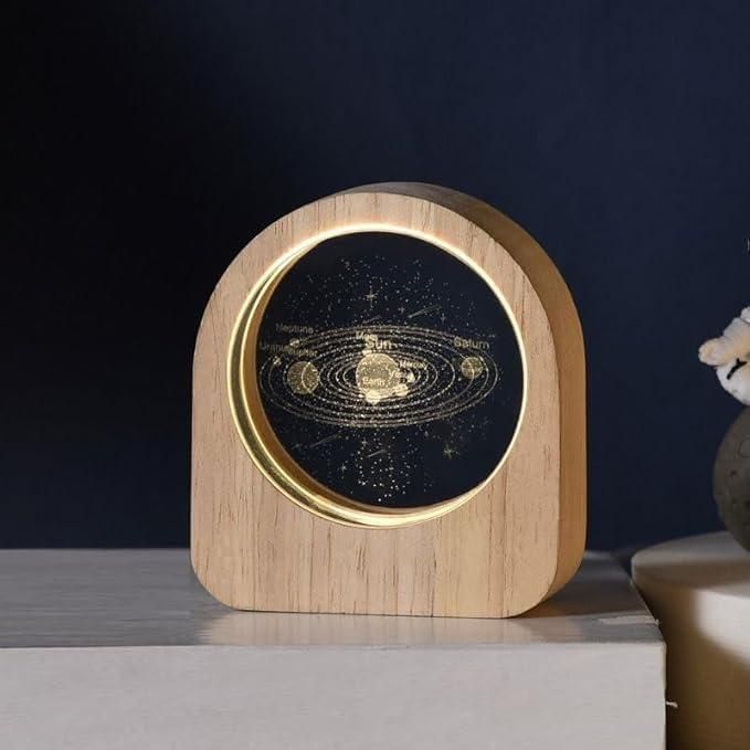 SolarSpin Kinetic Orbit – Solar-Powered Rotating Desktop Decor