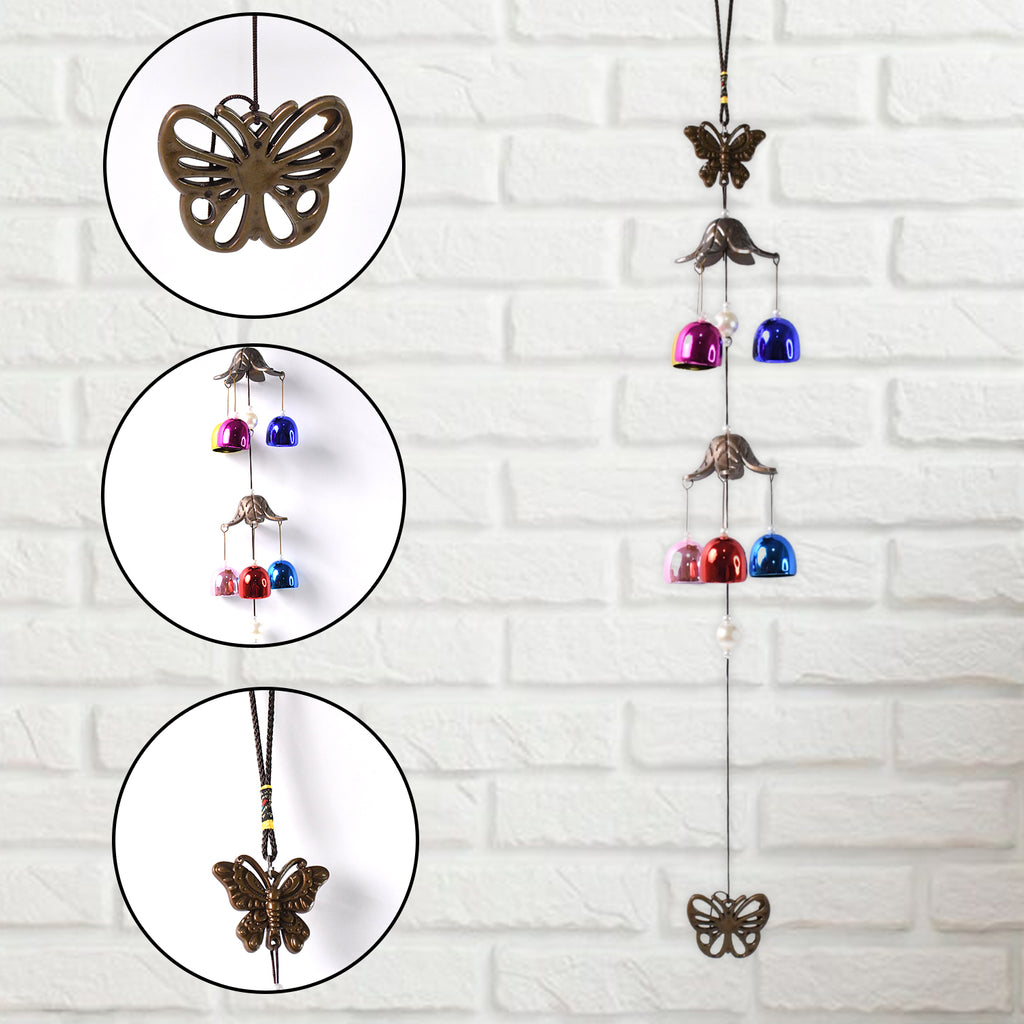 TranquilWings: Decorative Dragonfly Wind Chime – Outdoor Elegance with Soothing Sounds