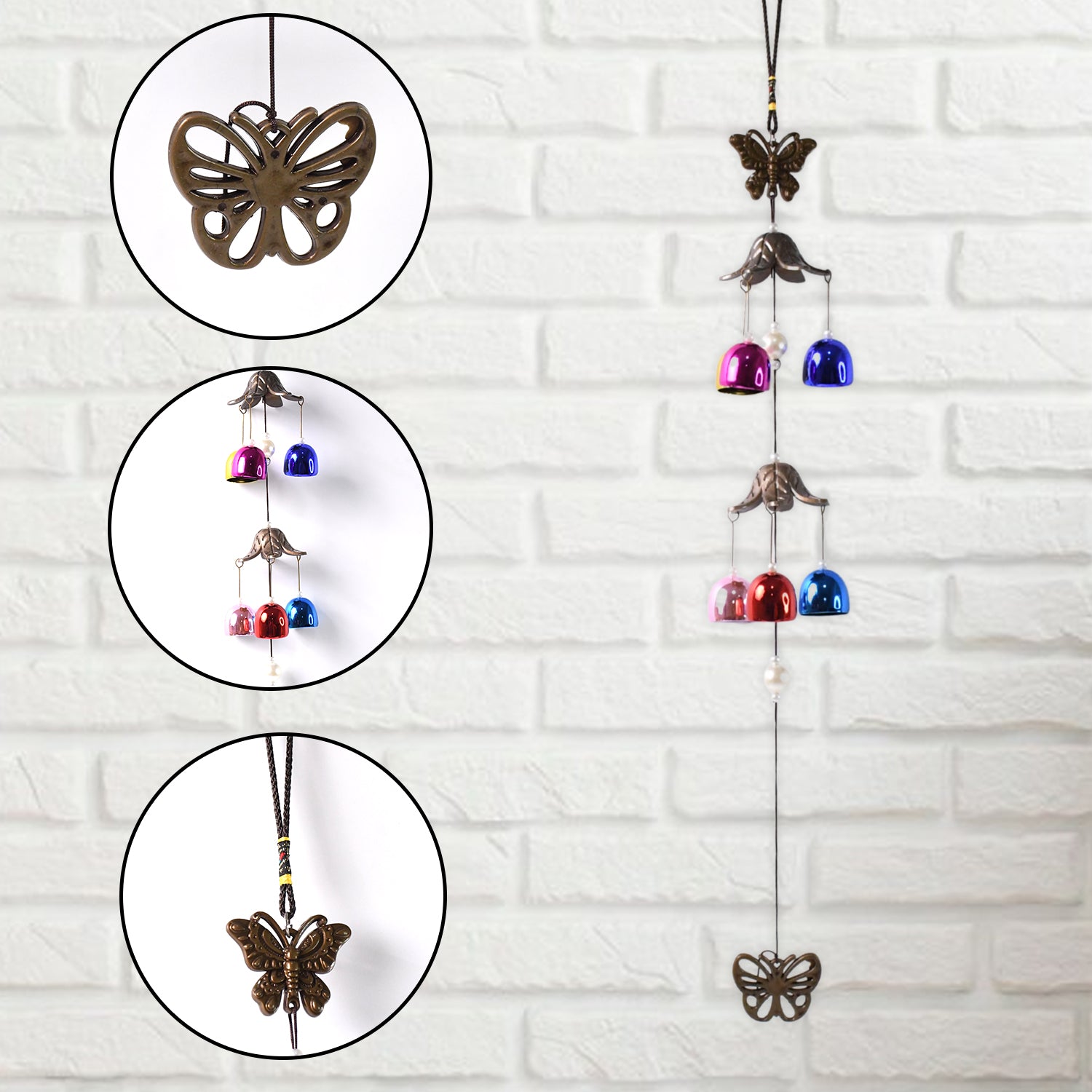 TranquilWings: Decorative Dragonfly Wind Chime – Outdoor Elegance with Soothing Sounds
