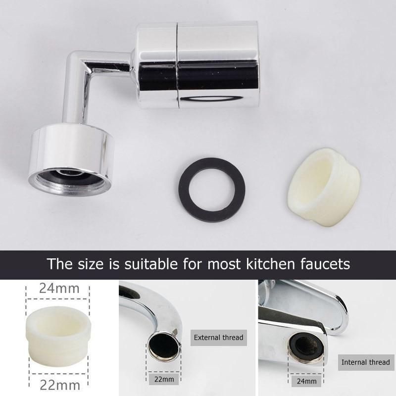 360 Degree Rotatable Spray Head Wash Basin Filter Faucet