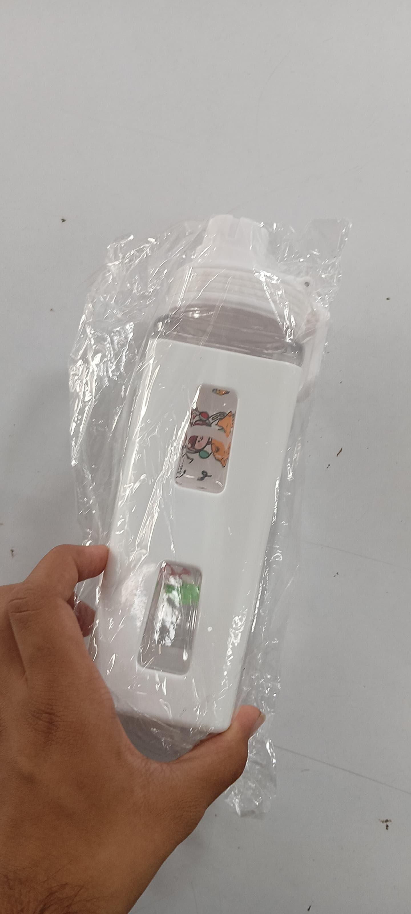 Kawaii Water Bottle with Lid and Straw (700ml)