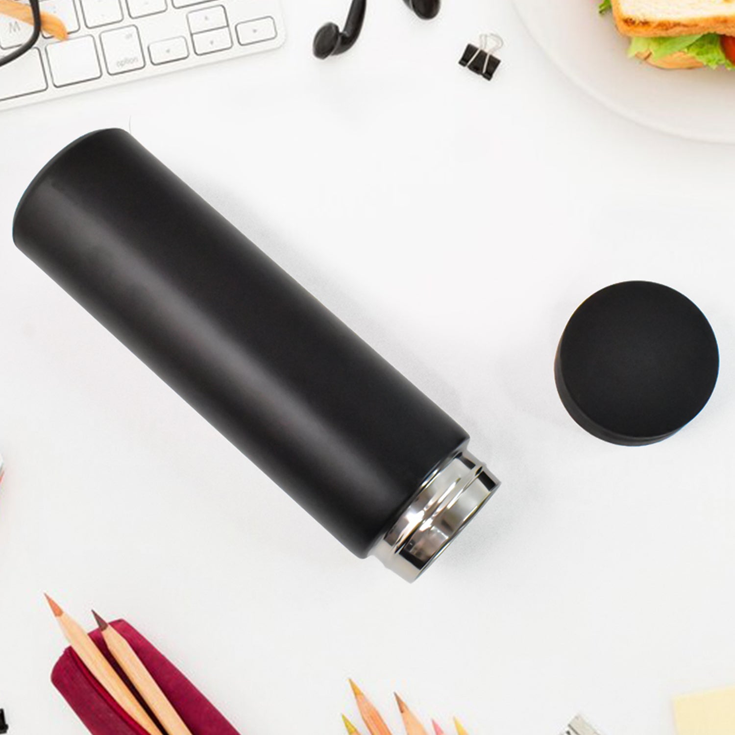 Vacuum Stainless Steel Double Wall Water Bottle (500 Ml)