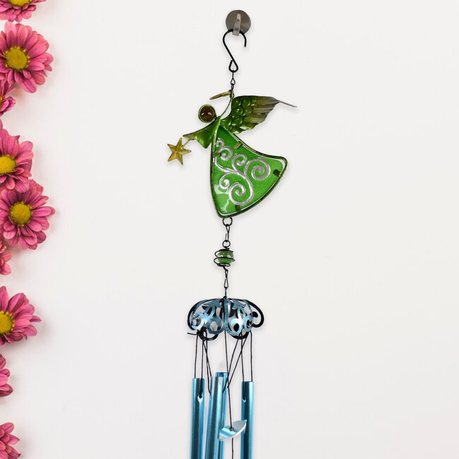WhimsyWings: Dragonfly Wind Chime – Outdoor Hanging Charm for Peace & Beauty