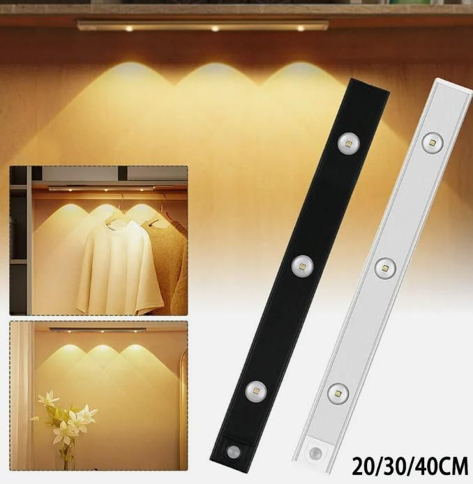 LumiSense: USB Rechargeable LED Motion Sensor Cabinet Light – Smart Lighting On Demand