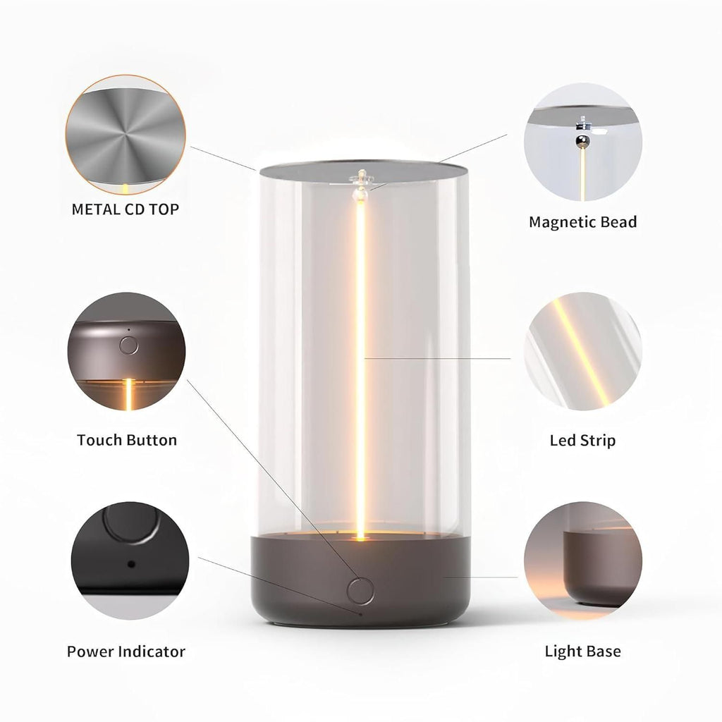 MagniGlow: Magnetic Balance LED Lamp – A Modern Twist on Light & Design
