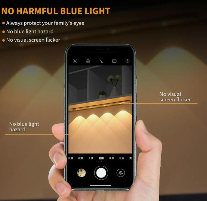 LumiSense: USB Rechargeable LED Motion Sensor Cabinet Light – Smart Lighting On Demand