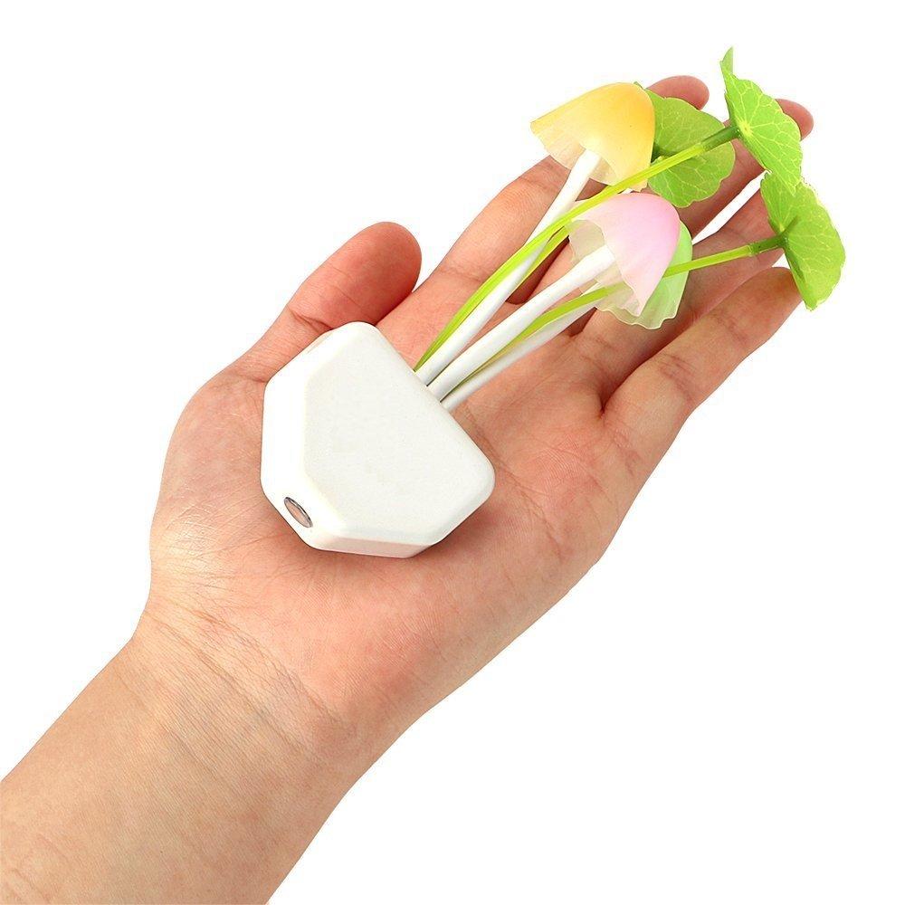 GlowShroom: Automatic Sensor Mushroom Night Lamp – Color-Changing Magic for Every Room