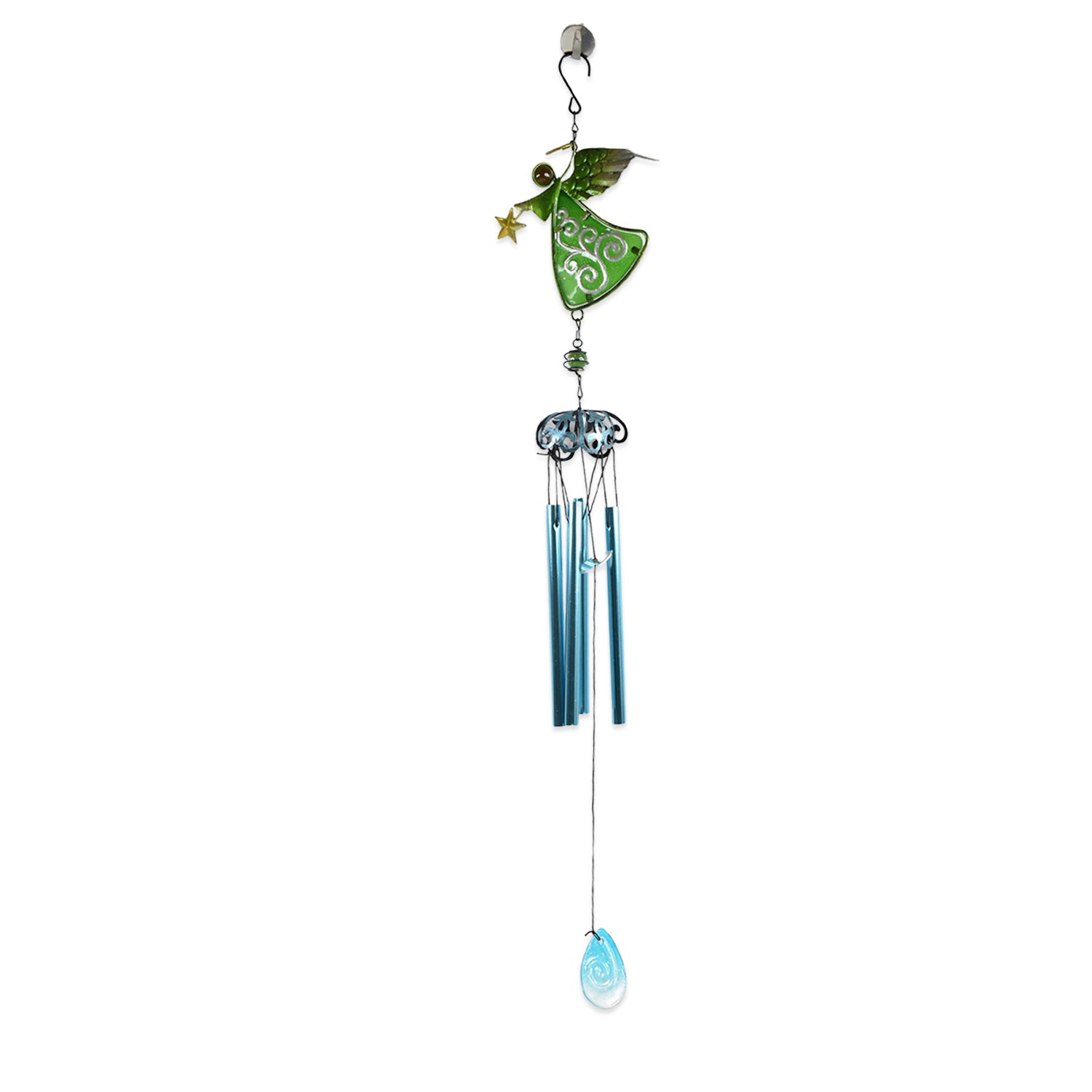 WhimsyWings: Dragonfly Wind Chime – Outdoor Hanging Charm for Peace & Beauty