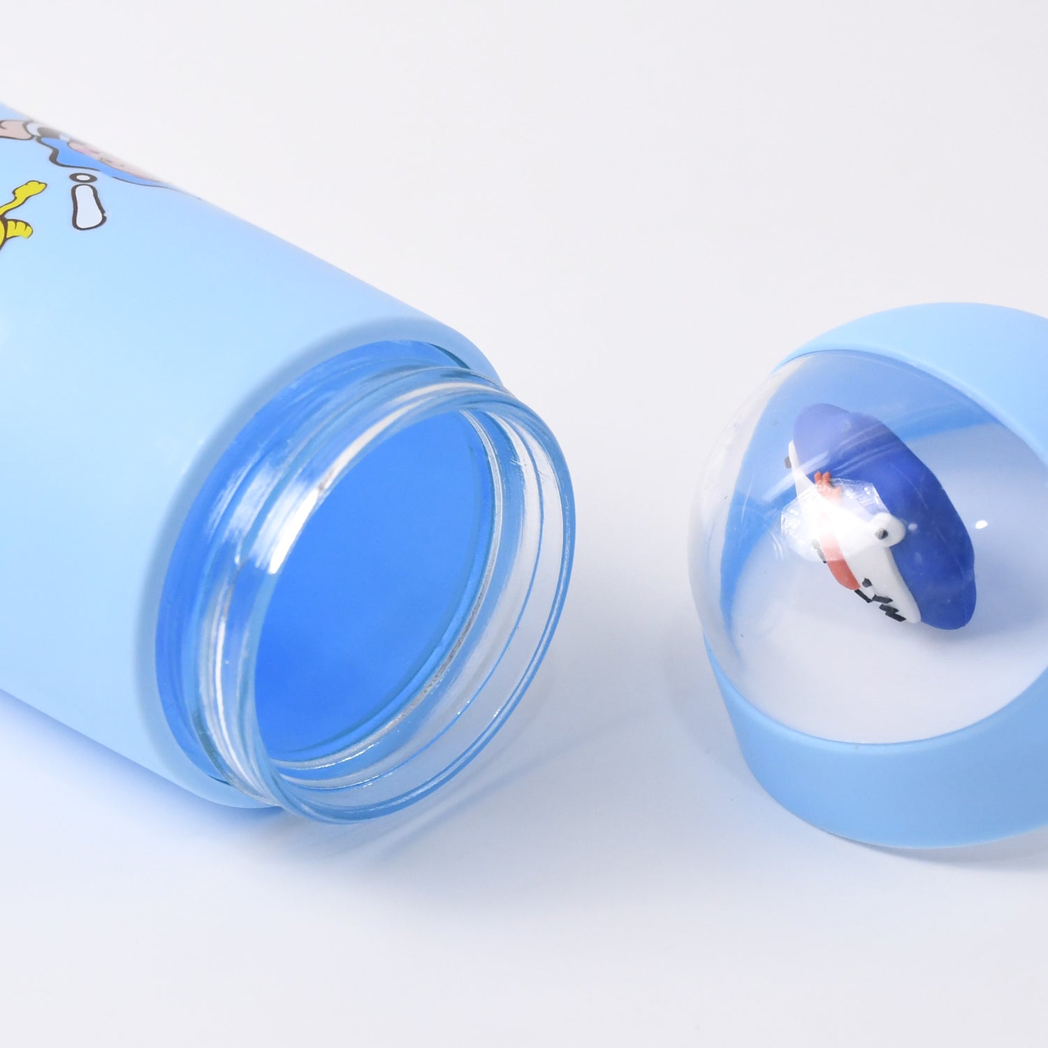 Double Wall Cartoon Glass Water Bottle 350ml