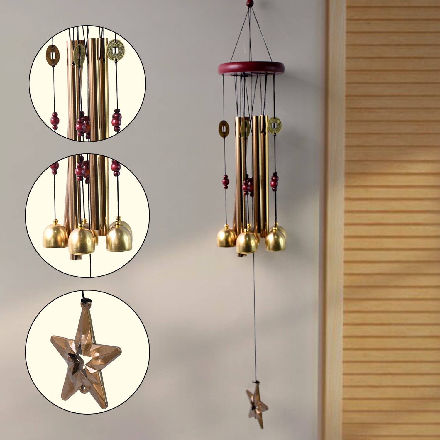 SkyWhisper Dragonfly Wind Chime – Outdoor Hanging Décor with Calming Melodies