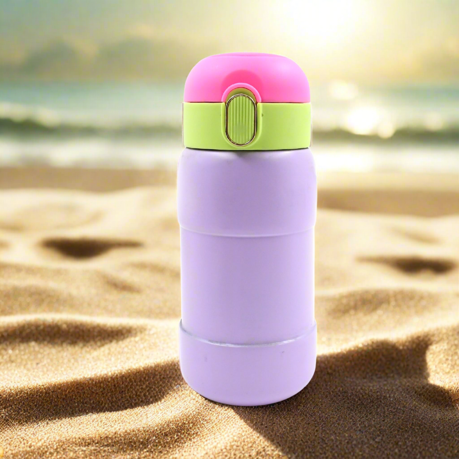 Stainless Steel Water Bottle For Kids Adults Steel Flask Metal Thermos Spill Proof Cap Closure Bpa Free For School Home Office Drinkware (1 Pc  Mix Design)