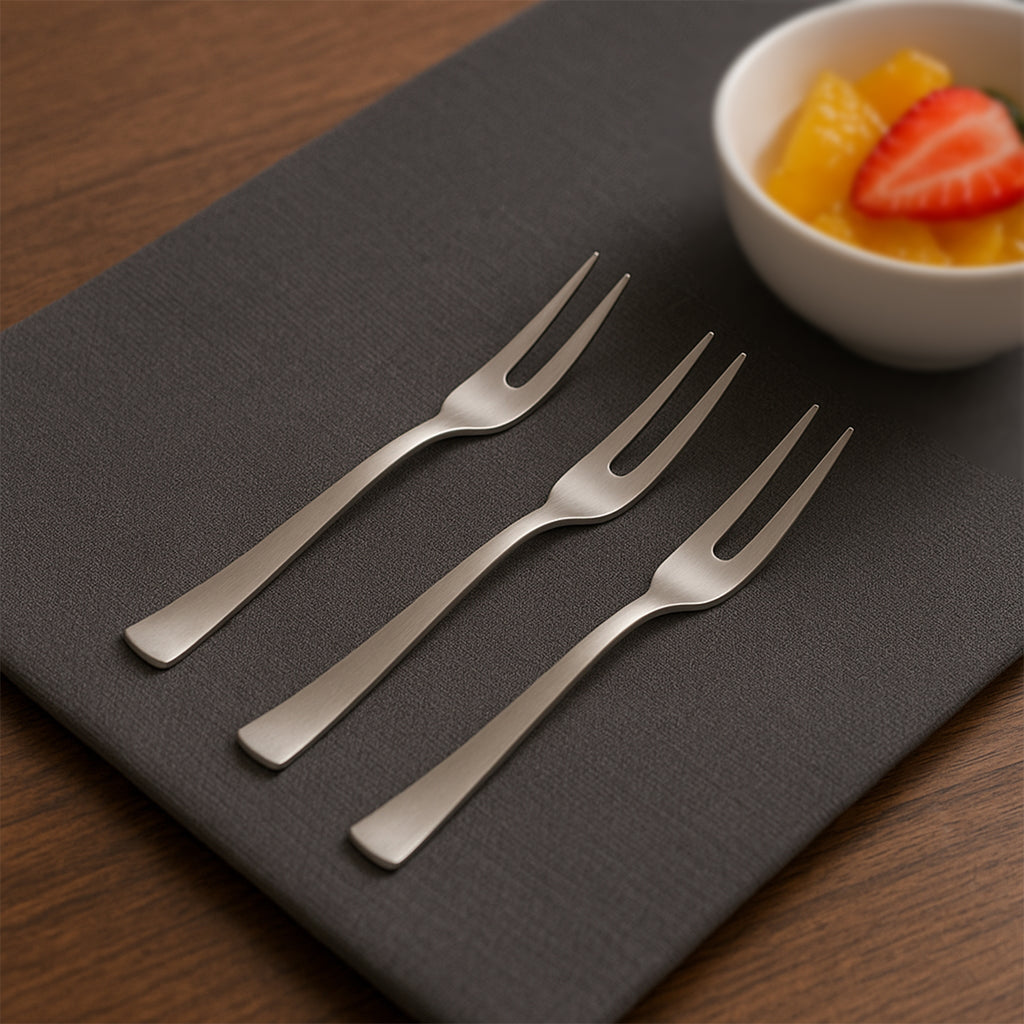 Apex Stainless Steel Fruit Fork (6 Pcs)