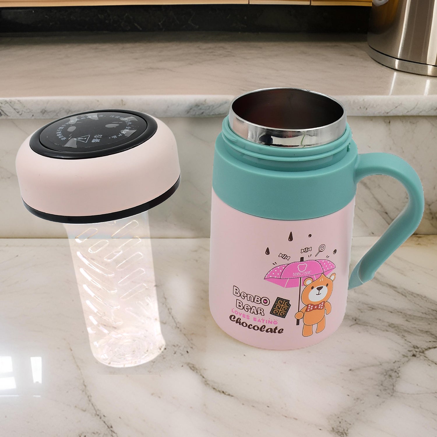 Smart Vacuum Insulated Water Bottle With Led Temperature Display  Gift Color Box (600 Ml)