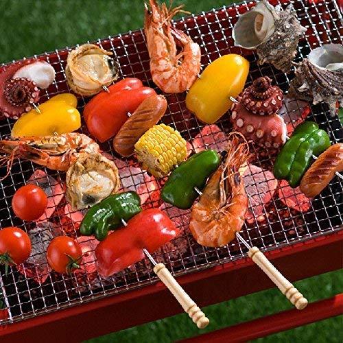 Bbq Tandoor Skewers Grill Sticks For Barbecue (Pack Of 12)