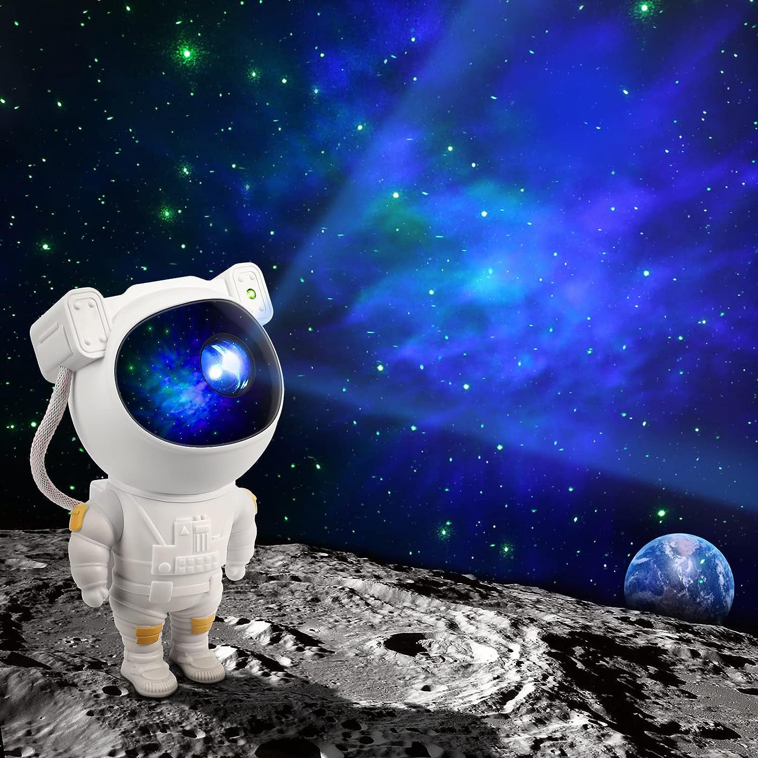 Astronaut Nebula and Stars Projector- Night Lamp for Kids