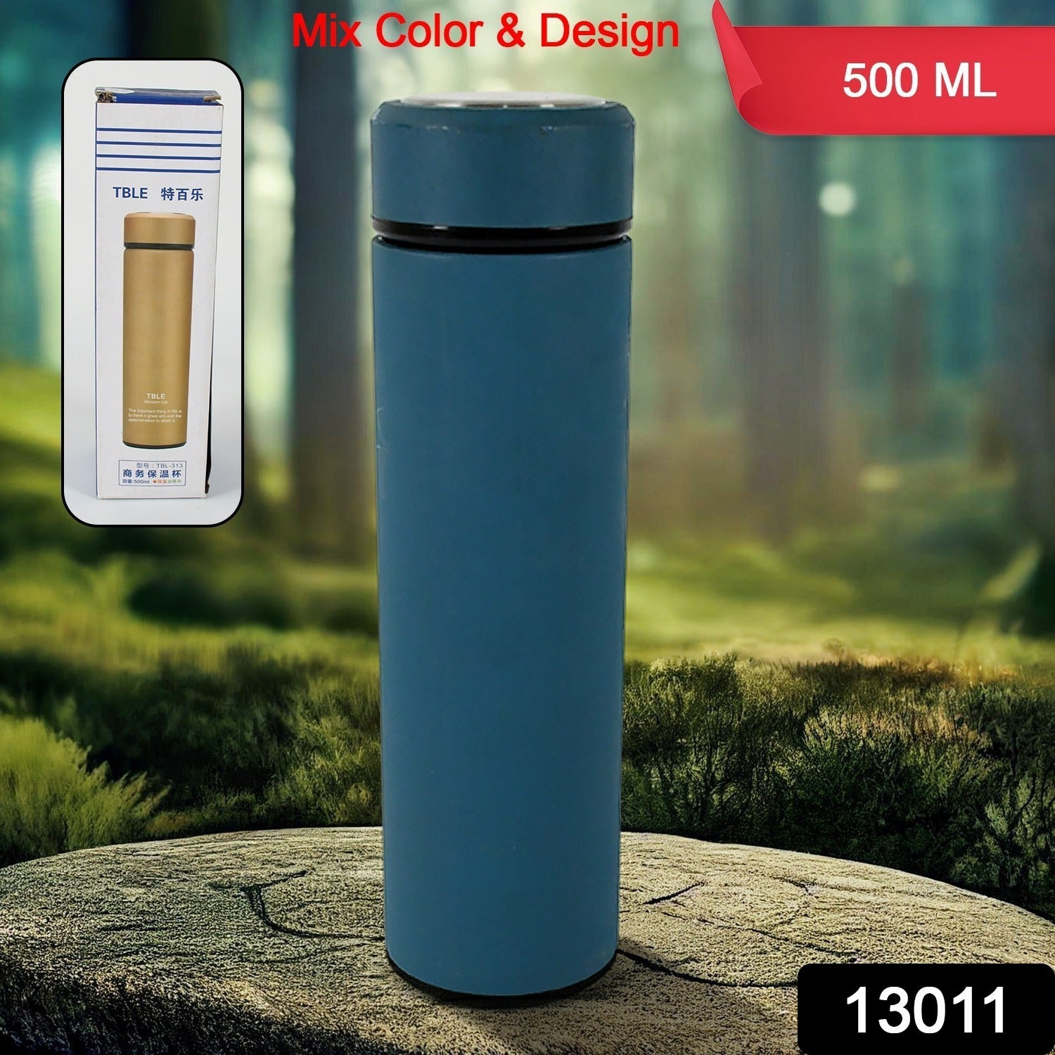 Stainless Steel Leak Proof Fridge Water Bottle Cold  Hot Steel Bottle Leak Proof  Office Bottle  Gym  Home  Kitchen  Hiking  Trekking  Travel Bottle (500 Ml)