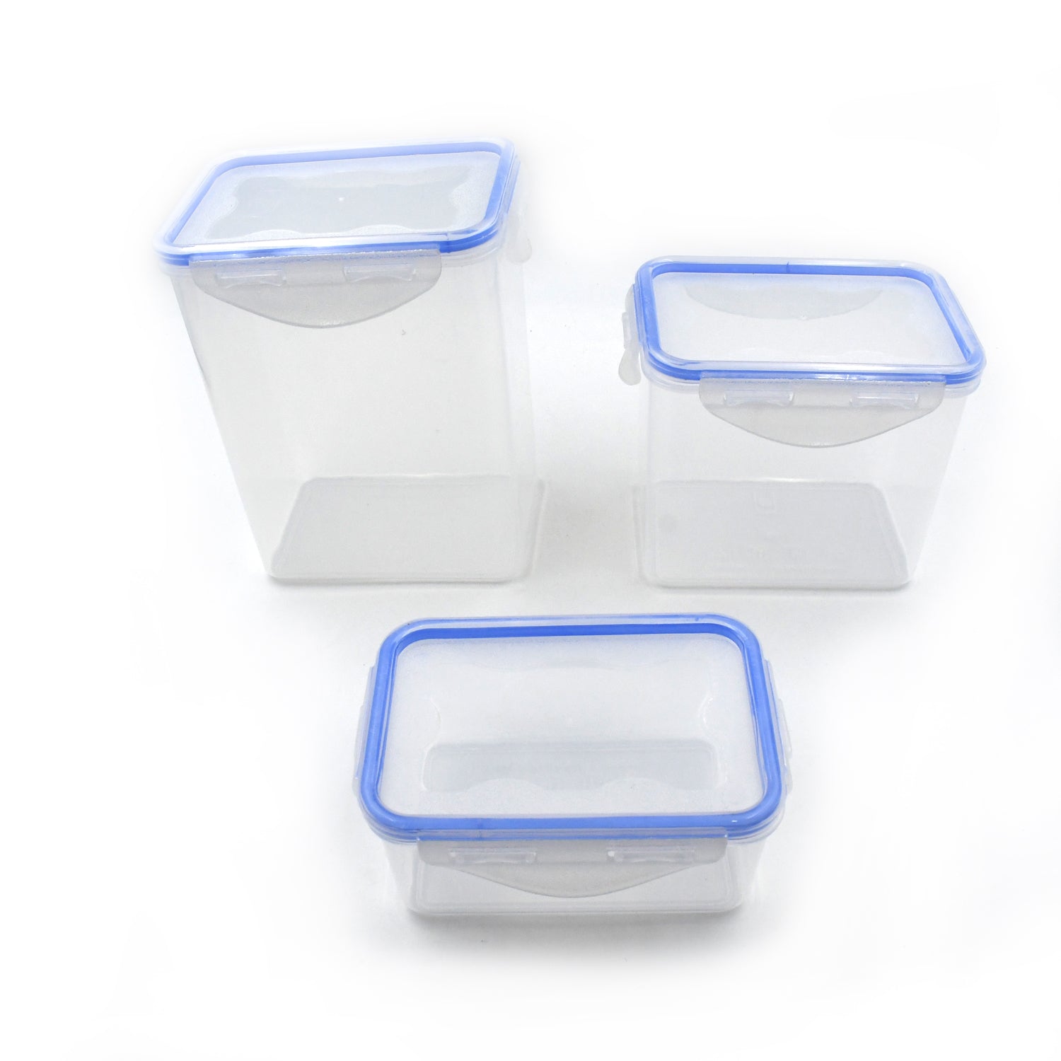 Kitchen Storage Container Set With Food Grade Plastic And Air Seal Lock Lid