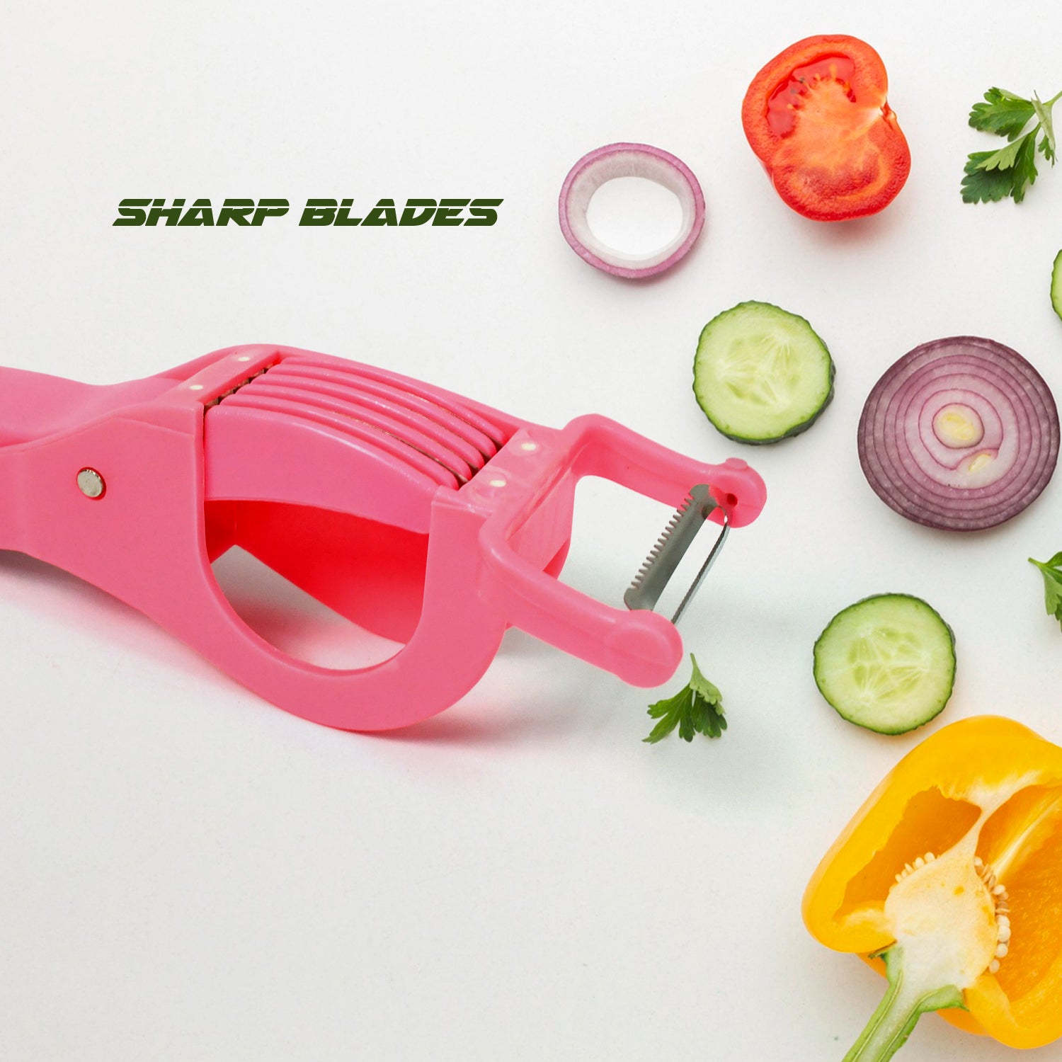 Vegetable & Fruit Multi Cutter 5 Blade Vegetable Cutter With Peeler
