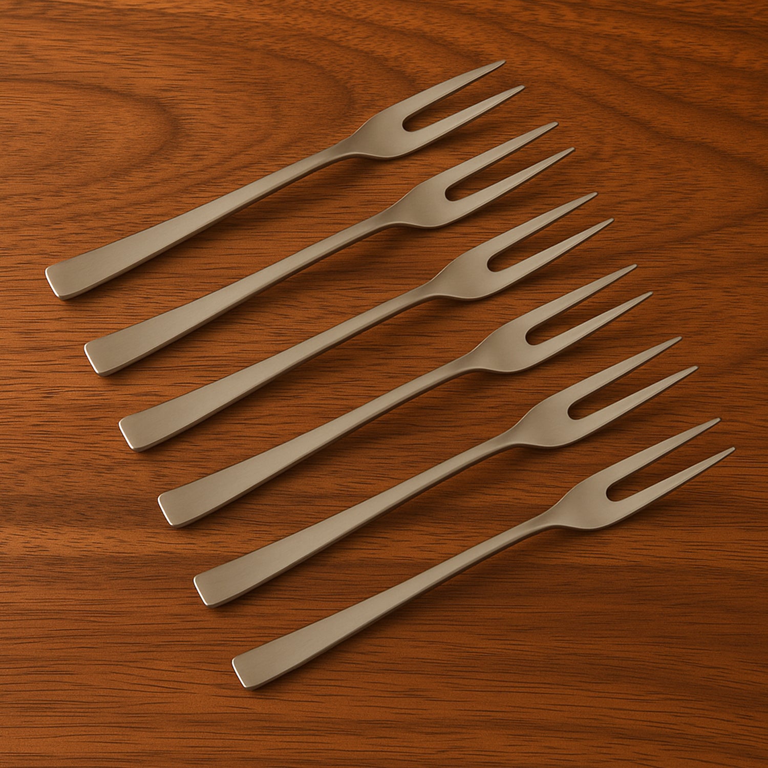 Apex Stainless Steel Fruit Fork (6 Pcs)