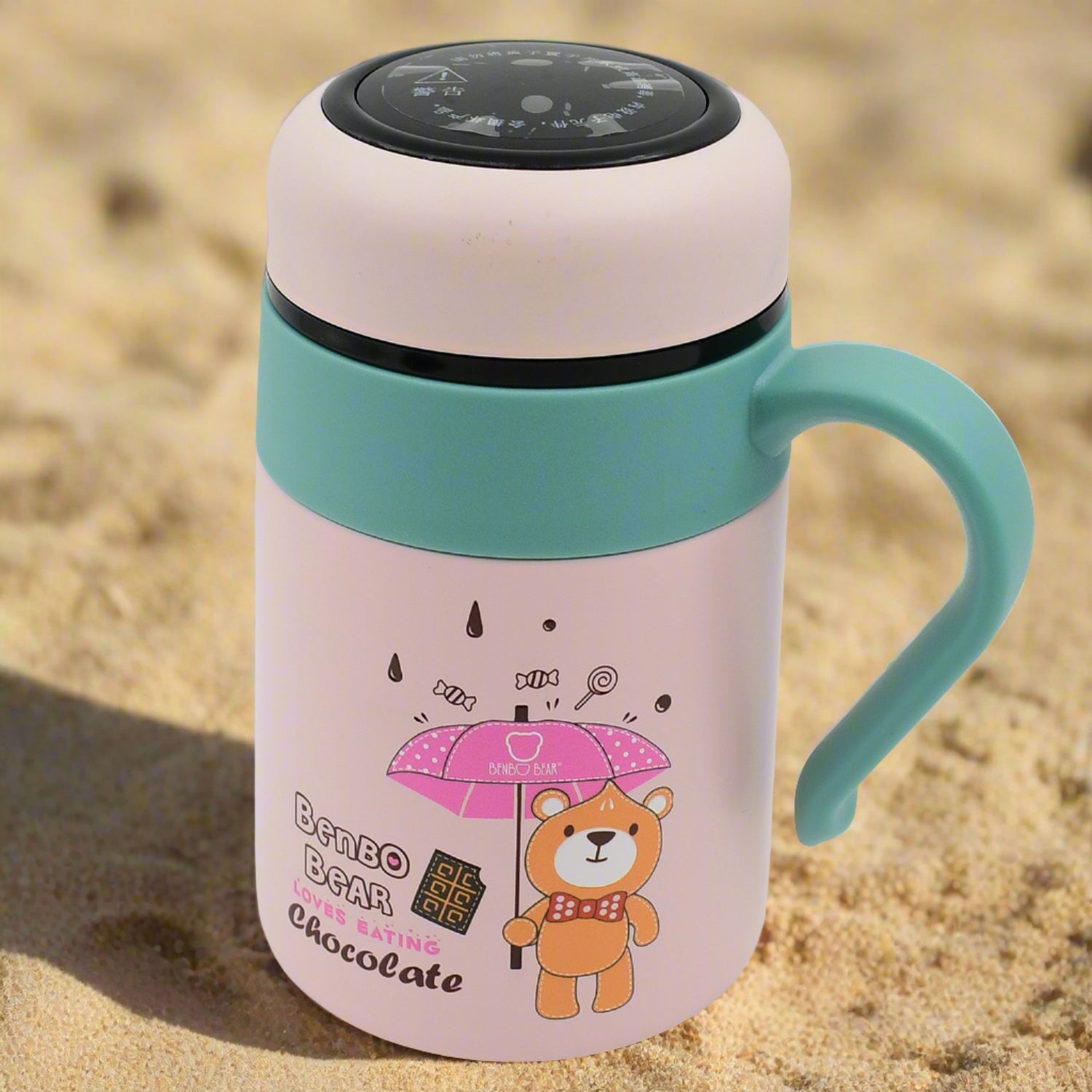 Smart Vacuum Insulated Water Bottle With Led Temperature Display  Gift Color Box (600 Ml)