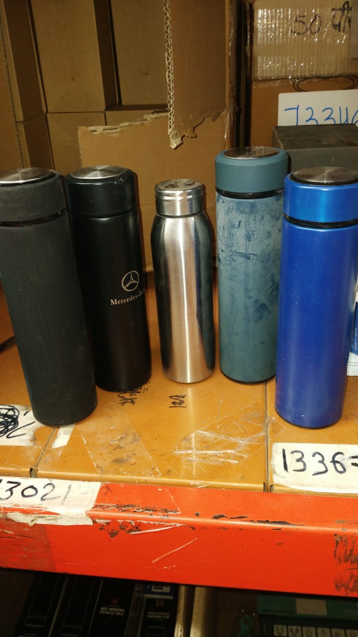 Stainless Steel Leak Proof Fridge Water Bottle Cold  Hot Steel Bottle Leak Proof  Office Bottle  Gym  Home  Kitchen  Hiking  Trekking  Travel Bottle (500 Ml)