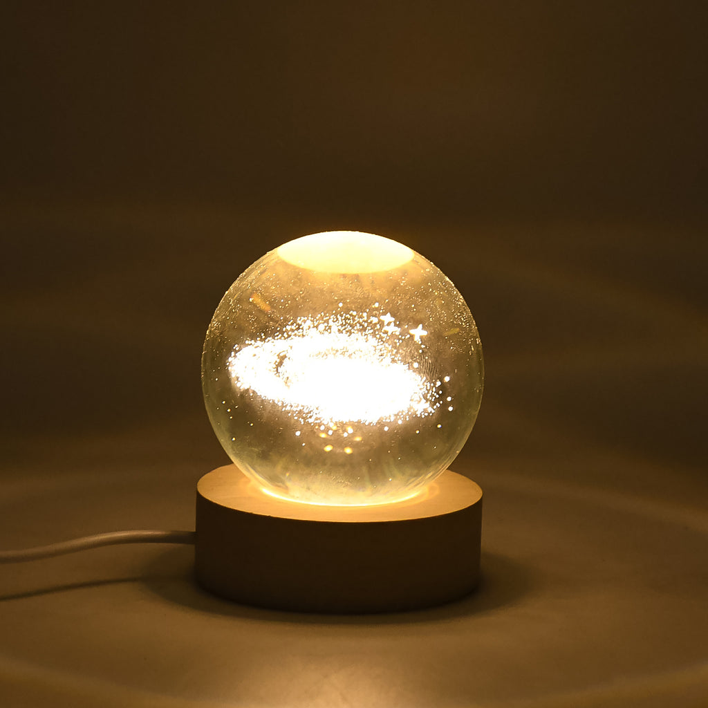 3d Crystal Ball Lamps With Base (1 Pc)