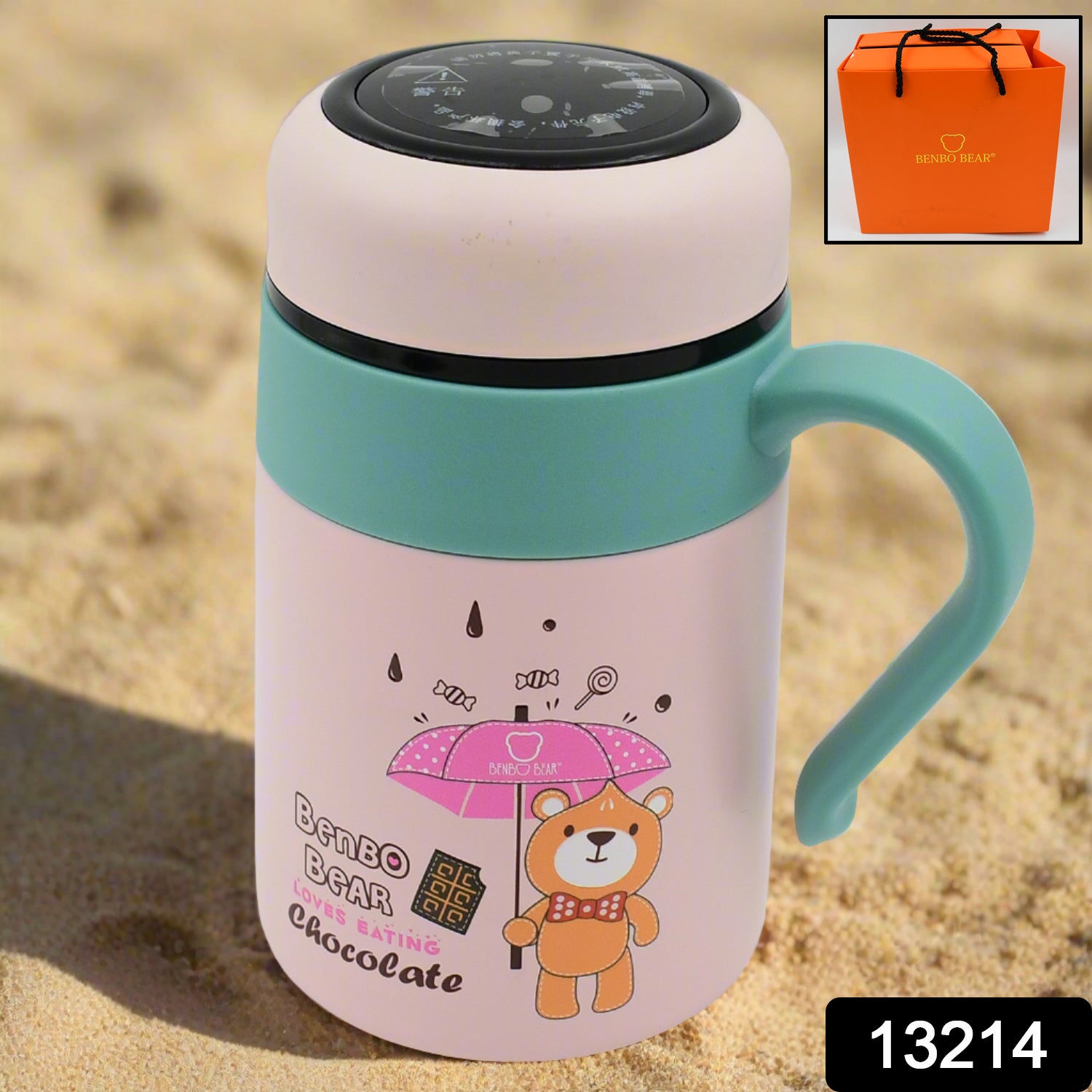 Smart Vacuum Insulated Water Bottle With Led Temperature Display  Gift Color Box (600 Ml)